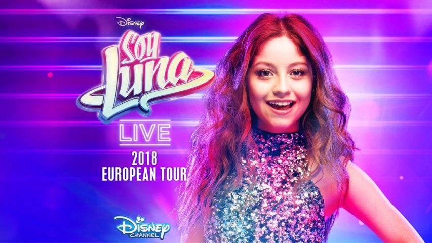 Cartel de la gira Soy Luna Live Tour 2018. BIEFEC FX Efectos Especiales.