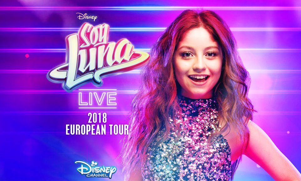 Cartel de la gira Soy Luna Live Tour 2018. BIEFEC FX Efectos Especiales.