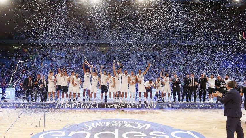 Miles de confeti en la Final Supercopa Endesa 2018 de Baloncesto. BIEFEC, FX, Efectos Especiales.