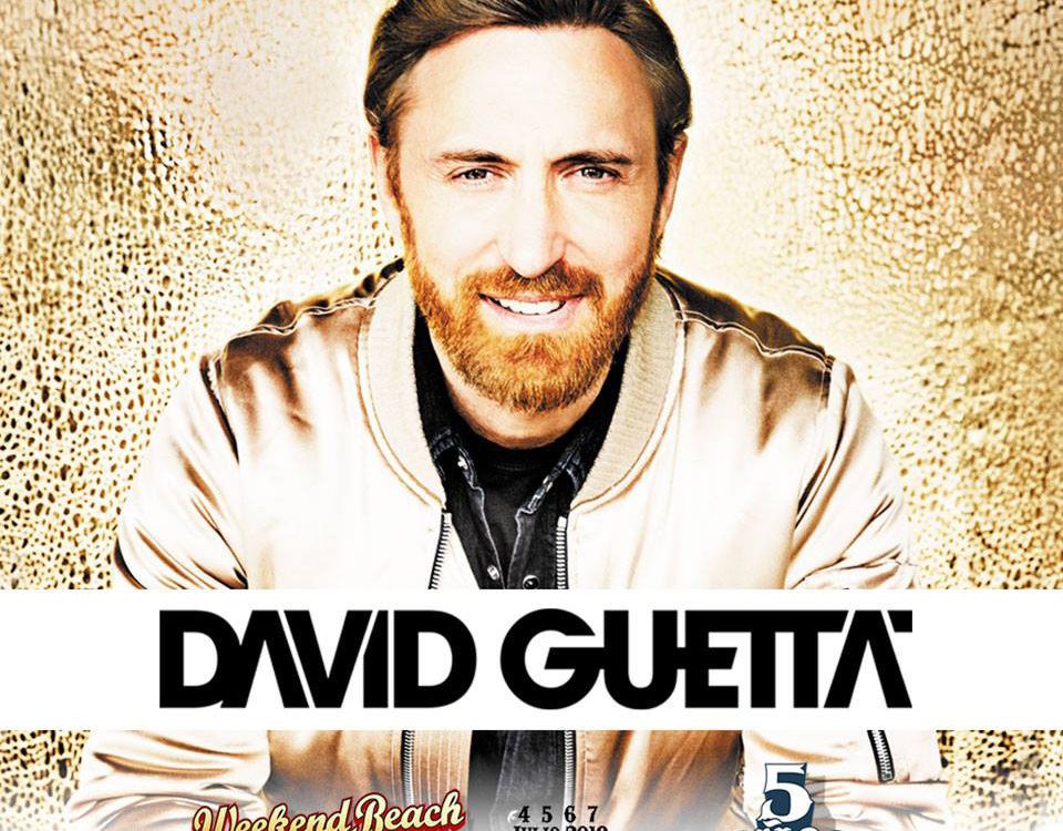 Cartel del Weekend Beach 2018 con David Getta. BIEFEC FX, Efectos Especiales.