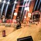 Lanzallamas de BIEFEC FX, Efectos Especiales, en la llegada a meta del evento deportivo del Campeonato del Mundo SuperEnduro 2019 (Maxxis Fim SuperEnduro World Championship), Madrid, Caja Mágica.