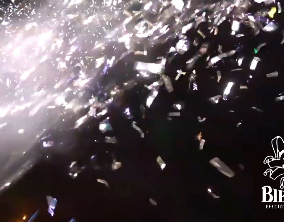 Grandes eventos, conciertos y giras con toneladas de confeti y BIEFEC FX Efectos Especiales
