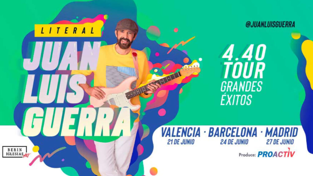 BIEFEC FX Efectos Especiales en la Gira "Literal" de Juan Luis Guerra por España con miles de confeti y efectos CO2.